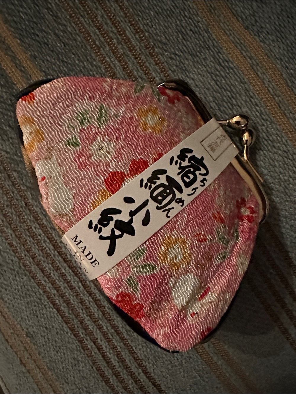 Japanese Floral Pink Coin Purse
